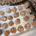 El cooksnap de Arii cuando hizo Trufas con coco.