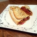 lisalove.reinbrecht's cooksnap of when they made Ray's Stuffed Spaghetti Bread.