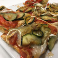 El cooksnap de Sara PA cuando hizo Pizza saludable con masa integral.