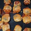 El cooksnap de Viviana Romero cuando hizo Rollitos de jamón y queso.