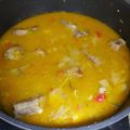 El cooksnap de Ma Victoria Pereira cuando hizo Arroz con costilla de cerdo y verduras.