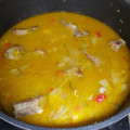El cooksnap de Ma Victoria Pereira cuando hizo Arroz con costilla de cerdo y verduras.