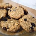 El cooksnap de Lucila🍰 cuando hizo Galletitas integrales con avena,miel y chocolate amargo🍪.