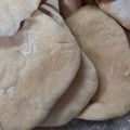 El cooksnap de Karina Agüero cuando hizo Pan Árabe o Pan Pita.