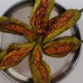 AnsuyaBa Chauhan's cooksnap of when they made # કાઠિયાવાડી ભરેલા મરચાં #(bhrela marcha recipe in Gujarati).