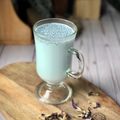 Cooksnap Dapur Yusfarisyia semasa beliau membuat 👩‍🍳Butterfly Pea Flower Tea Latte🇮🇹.