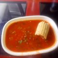 El cooksnap de Javier Macias cuando hizo Sopa de nopales con elote.