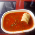 El cooksnap de Javier Macias cuando hizo Sopa de nopales con elote.