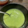 El cooksnap de Karen☀️ cuando hizo Crema de Calabaza, Cilantro y papa.