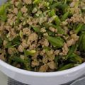 Cooksnap dari Chi Li untuk resep Tumis buncis babi cincang