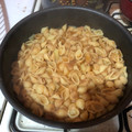 El cooksnap de Cecilia Alí cuando hizo Sopa de conchitas con verduras.