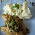 El cooksnap de SF777 cuando hizo Pechuga de Pollo Estilo Oriental con Puré de Papas.