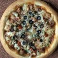 Sheenay Khan's cooksnap of when they made Tandoori Chicken pizza.