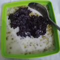 Cooksnap dari Dafamous Magyar untuk resep Bubur Kacang Ijo Ketan Item (cara simpel)