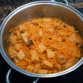 El cooksnap de Gema Adrover G cuando hizo Pez espada con fideos.