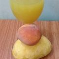 Kashaf Khan's cooksnap of when they made Mango Peach Juice.