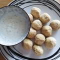 il agrodolce.nara🍷🍯👩‍🍳 quando ha preparato Polpette di ceci con salsa yogurt