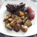 El cooksnap de Teresita Felíz cuando hizo Carne al horno con papel aluminio.