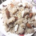 Geeta Khurana's cooksnap of when they made Suji ka namkeen halwa.