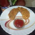 Aruna Thapar's cooksnap of when they made Moong dal chilla.