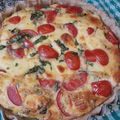 El cooksnap de Marcelo Vidal cuando hizo TARTA Caprese 🧀🍅🍅🧀🍅🍅🧀🧀DE MASA INTEGRAL.
