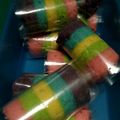 Cooksnap dari Bunda Tika untuk resep mini rainbow roll cake