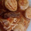 El cooksnap de Elizabeth Cárdenas cuando hizo Sorrentinos de jamón y mozzarella.