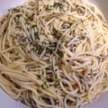 El cooksnap de M.Jose cuando hizo Espaguetis con gulas.