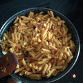 El cooksnap de desitxu cuando hizo Macarrones con bacon y aceitunas.