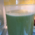 El cooksnap de Caro Fregoso cuando hizo Limonada con jengibre, pepino y menta.