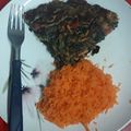 El cooksnap de Kathe Fornerón cuando hizo Tortilla de espinacas con huevo.