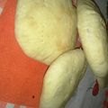 El cooksnap de cinthia cuando hizo Pan pita casero.
