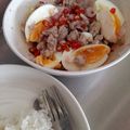 รูป Cooksnap ของ Newjiew เมื่อเขาทำ ยำไข่ต้ม