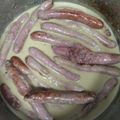 El cooksnap de Yolanda Zubiaur Gil cuando hizo Salchichas con salsa de vino.