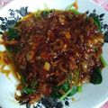 Cooksnap dari Luh Ayu untuk resep Sawi Siram Saus Kari-Tiram Pedas