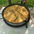 El cooksnap de Roberto West cuando hizo Paella Valenciana.