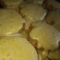 El cooksnap de Laura Sami cuando hizo Merluza en salsa bechamel verde, y parmesano.