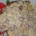 El cooksnap de Karolin Berenise Filipe cuando hizo Chuletas de cerdo con crema de champiñones.