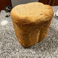El cooksnap de Marisol Trincado cuando hizo Pan integral en máquina.