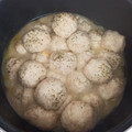 El cooksnap de Nica cuando hizo Albóndigas de merluza en salsa verde con Thermomix.