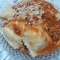 El cooksnap de Ivana Ovando cuando hizo Ravioles de acelga.