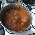 El cooksnap de Alejandro Maidana cuando hizo Albóndigas con tuco.