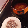 El cooksnap de Aurora Filósofo cuando hizo Pollo con champiñones en salsa de tomate.