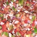 El cooksnap de Gisela Alvarez cuando hizo Salsa Criolla.