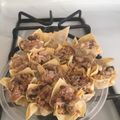 wang's cooksnap of when they made Shrimp & pork shumai.