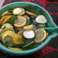 El cooksnap de Carmen Palomino cuando hizo Agua para Desitoxicar tu cuerpo.