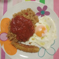 El cooksnap de Carmen Carmona Pastor cuando hizo Arroz a la cubana con huevo frito y plátano.
