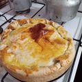 El cooksnap de Cecilia Maidana cuando hizo Tarta de verduras y pollo con masa casera.