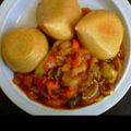 Khady’s kitchen 's cooksnap of when they made Moi moi with ata sauce.