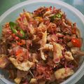 Cooksnap dari Santi untuk resep Ayam Suwir tumis kecombrang